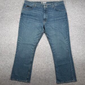 Wrangler 20X Mens Jeans 42x32 Competition 02 Advanced Comfort Stretch Blue Denim